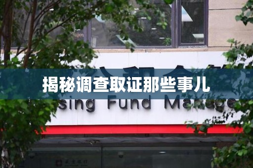 定南揭秘调查取证那些事儿