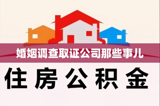 南京婚姻调查取证公司那些事儿